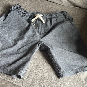 BOYS Casual Drawstring Grey Shorts with liner